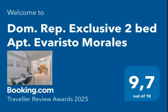 Dom. Rep. Exclusive 2 Bed Apt. Evaristo Morales Santo Domingo Zewnętrze zdjęcie